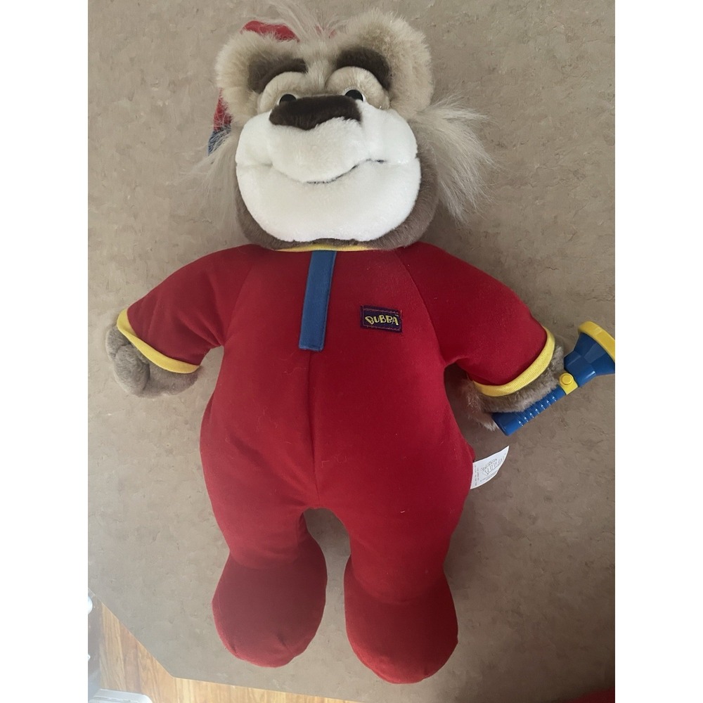 Vintage 1997 Tyco Real Wisecrackin' Talking Bedtime Bubba Bear Plush Doll Works!